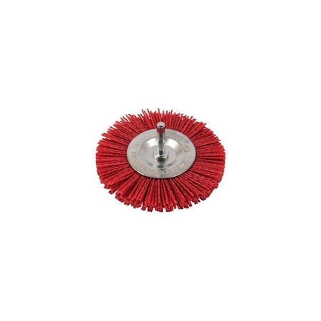A E S Industries Nylon Filament Brush - 4in Wheel 51884